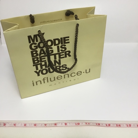 INFLUENCE-U MONTREAL Paper Shopping Bag - Picture 1 of 3